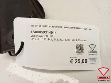 VW Up 2011-2023 Origineel! Koplamp Frame Steun Links, Ophalen, Gebruikt, Volkswagen