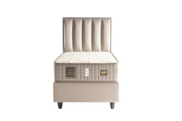 Opberg Boxspring Gold 90x200, Verzenden, Nieuw, Goud