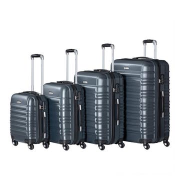 Trolley Reiskofferset / Kofferset Rome - 4-delig - Antraciet, Verzenden, Nieuw