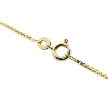 8 karaat Venetiaanse schakelketting, Ophalen of Verzenden, Gebruikt, Geel, Goud