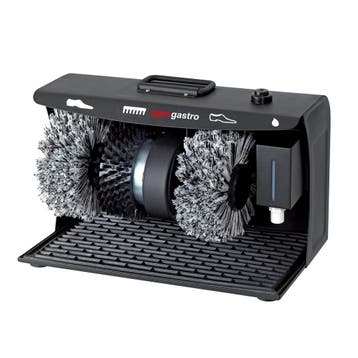 GGM Gastro | Schoenpoetsmachine - 120 watt - 2 poetsborstels, Overige kleuren, Verzenden, Nieuw, Werkschoenen