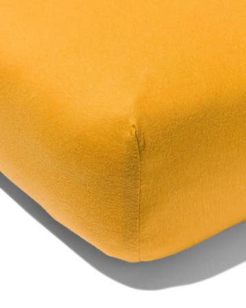 HEMA Hoeslaken 70x150cm jersey geel, Verzenden, Nieuw, Geel