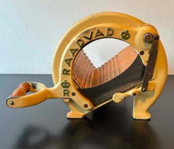 Raadvad - Broodsnijmachine - 294 - Hout, IJzer, Staal