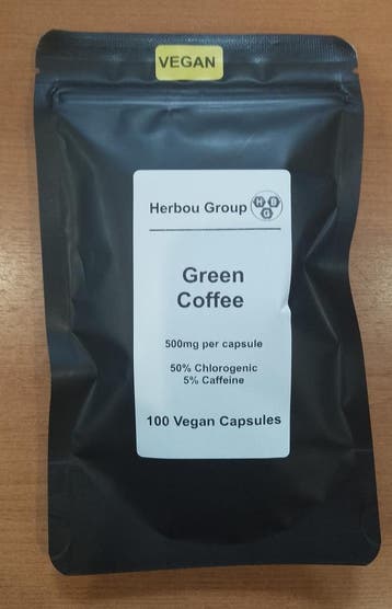 Groene Koffie extract - 50% Chlorogeenzuur - 100 Capsules, Sport en Fitness, Verzenden, Nieuw, Poeder of Drank