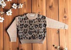 Meisjes trui met luipaardprint en pailletten – Herfst/Winter, Ophalen of Verzenden, Nieuw, Meisje, Trui of Vest