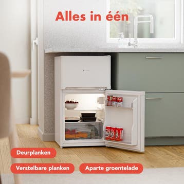 2dekans | KitchenBrothers Koelkast - 61L Koelvak - 24L, Ophalen of Verzenden, Zo goed als nieuw