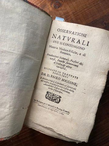 Paolo Boccone - Osservazioni naturali ove si contengono