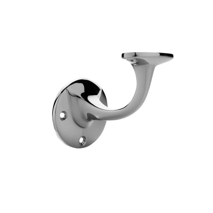 Trapleuning houder nikkel vlak - opschroevend - De Oude D..., Doe-het-zelf en Verbouw, Hang- en Sluitwerk, Overige typen, Nieuw