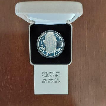 Letland. 5 Euro 2017 Fairy Tale Coin III - The Old Mans
