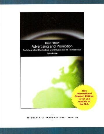 Advertising and Promotion - Michael Belch 9780071284400, Verzenden, Gelezen, Michael Belch