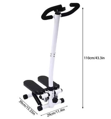 Fitness Stepper met Weerstandsbanden – LCD Swing Stepper, Verzenden, Nieuw