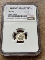Nederland. Wilhelmina. 10 Cents 1945 S (Zonder minimumprijs), Postzegels en Munten, Munten | Nederland
