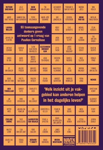 Nederland in ideeën 2015: Dit wil je weten / Nederland in, Verzenden, Gelezen, Mark Geels