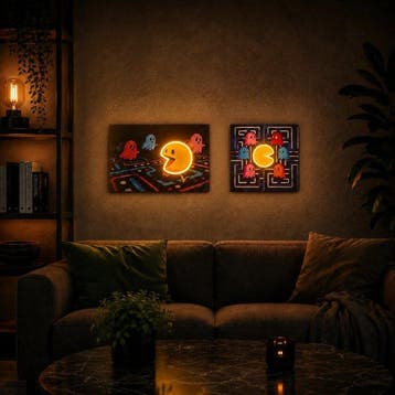 LEDMansion - Pixel Arcade V.1. & V.2 | Led Wall Artwork, Nieuw