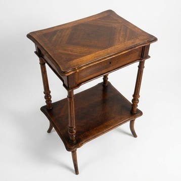 Kaptafel - Walnoot - Stijl Napoléon III