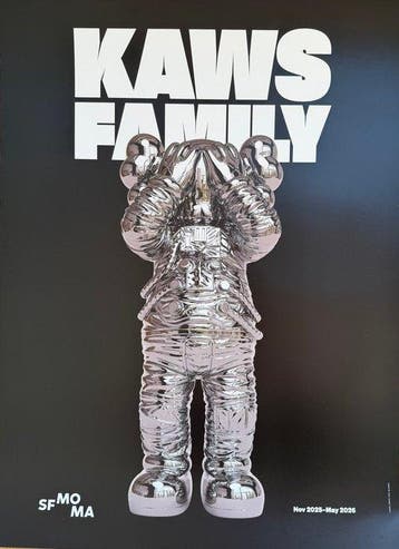 KAWS - Space, 2021, Exhibition Poster (2025), Copyright