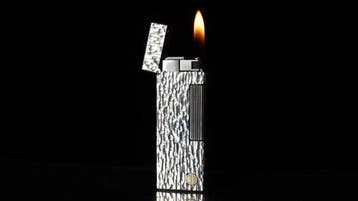 Dunill - Bark Pattern Rollagas Lighter - Zonder minimumprijs, Nieuw