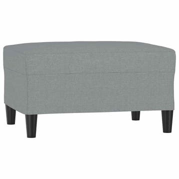 Poef Lichtgrijs Modern | Tweedekansje | OP=OP, Huis en Inrichting, 50 tot 75 cm, Ophalen of Verzenden, Zo goed als nieuw, Modern