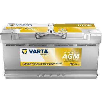 Varta PROFESSIONAL AGM 840105095 accu, Caravans en Kamperen, Verzenden, Nieuw