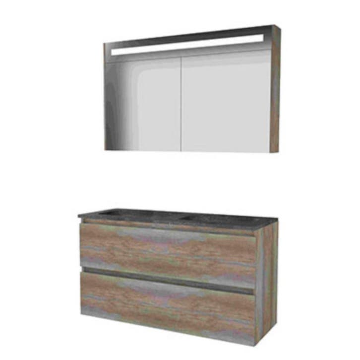 Basic-Line Premium 46 Badkamermeubelset - 120 x 46 cm -, Huis en Inrichting, Badkamer | Badkamermeubels, Ophalen of Verzenden