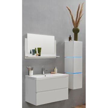 Badkamermeubel Mareno Wit 80CM (Badkamermeubels), Huis en Inrichting, Badkamer | Badkamermeubels, Ophalen of Verzenden, Nieuw