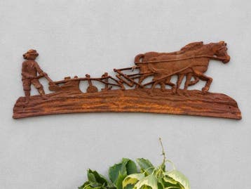 Wanddecoratie - Europa - metalen wandplaat