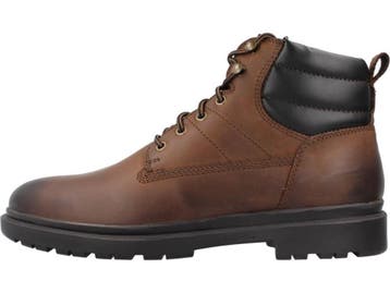 GEOX U ANDALO - Chelsea boots - Leer - DK Coffee - Maat 43, Verzenden, Zo goed als nieuw