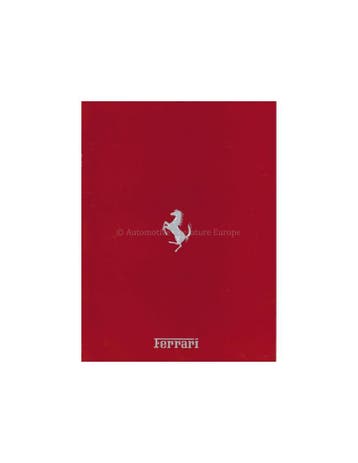 1990 FERRARI PROGRAMMA BROCHURE DUITS 573/89, Nieuw, Ferrari, Author
