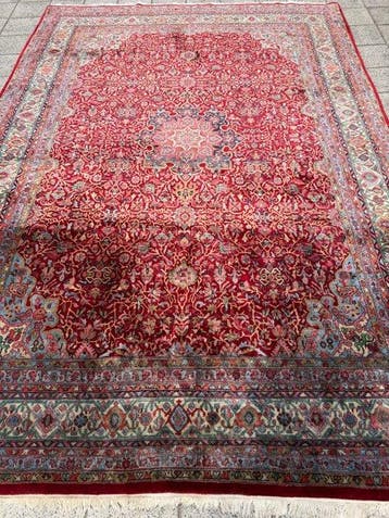 Indo Design tapijt - gereinigd - handgeknoopt - wol - Tapijt, Nieuw
