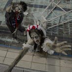 2dekans | Dressforfun Griezelige skeletbruid L -, Ophalen of Verzenden, Zo goed als nieuw