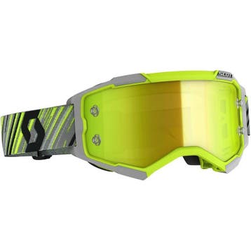 Crossbril Scott Fury - Fluo Geel / Grijs, Verzenden, Nieuw met kaartje, Motorcrosskleding, Scott