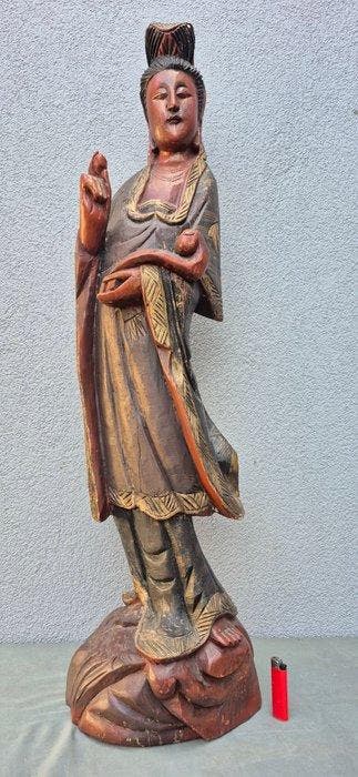 Songzi Guanyin () - Hout - China - 20th century