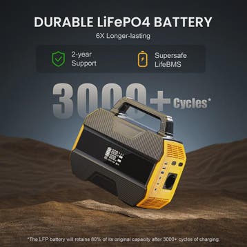 VTOMAN FlashSpeed 300 Power Station: 230Wh LiFePO4, 300W AC,, Verzenden, Nieuw
