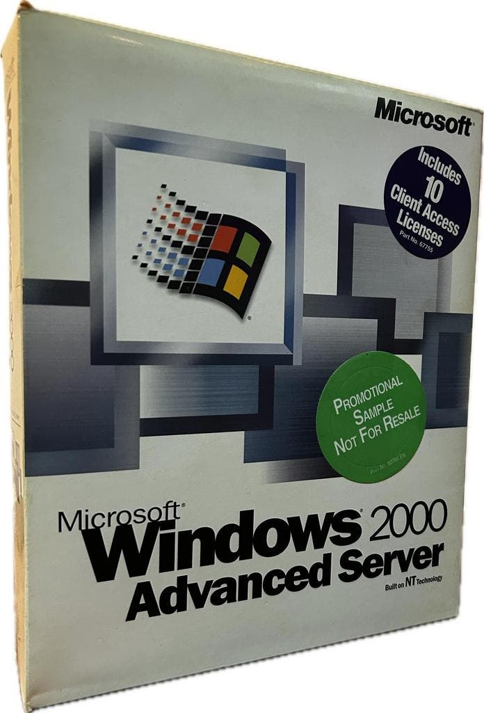 Microsoft Windows 2000 Advanced Server Promotional Sample, Computers en Software, Overige software, Verzenden
