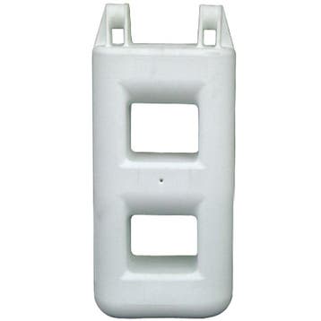 Trapfender 2 Treden 55x25cm Wit, Ophalen of Verzenden, Nieuw