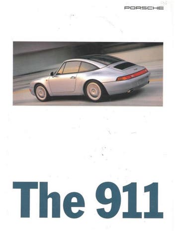 1995 PORSCHE 911 CARRERA TARGA & TURBO BROCHURE ENGELS, Nieuw, Porsche, Author