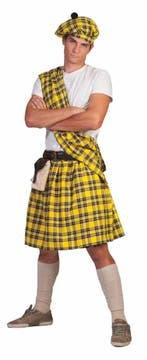 Schotse Highlander pak man geel, Ophalen of Verzenden, Nieuw