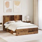 vidaXL Hoofdbord Oud hout Bewerkt hout, Verzenden, Nieuw, Bruin, Hout