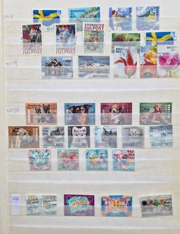 Zweden 1985/2022 - Jonge verzameling tot zeer recent (2022!), Gestempeld