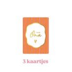 3 kleine kaartjes - Lieve OMA - moederdag - geboorte - kl..., Ophalen of Verzenden, Nieuw