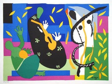 Henri Matisse (1869-1954) - Tristesse du Roi - Lithograph
