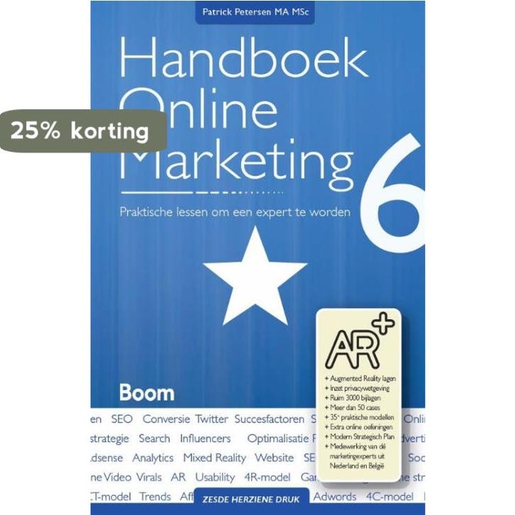 Handboek online marketing 9789024421169 Patrick Petersen, Boeken, Economie, Management en Marketing, Zo goed als nieuw, Verzenden