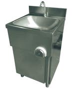 Wasbak op meubel met kniebediening, Verzenden