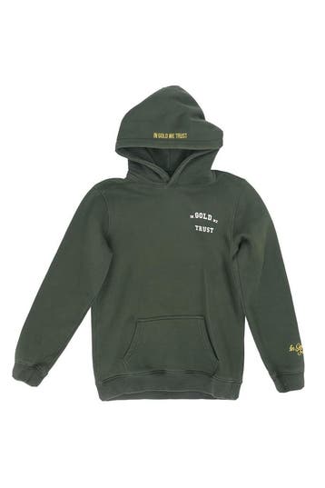 In Gold We Trust Hoodie Jongens in maat 164 Groen, Verzenden, Zo goed als nieuw, In Gold We Trust, Jongen of Meisje