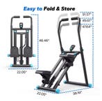 Opvouwbare trapklimmer met weerstand voor thuisgebruik, Verzenden, Nieuw