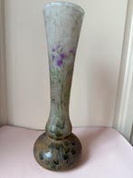 Daum - Vaas - Glas - Vaas DAUM model Lunaires - Hoogte 35,5, Antiek en Kunst