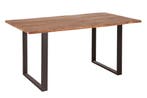 Massief houten eettafel MAMMUT 160cm wilde acacia, Huis en Inrichting, Tafels | Eettafels, Ophalen of Verzenden, Nieuw