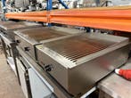 Grillplaat | Bakplaat | Glad | Geribbeld | RVS, Nieuw in verpakking