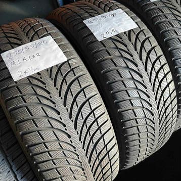 4 x Michelin 255-55-20 Winterbanden 7mm, Gebruikt, 255 mm, Band(en), Personenwagen