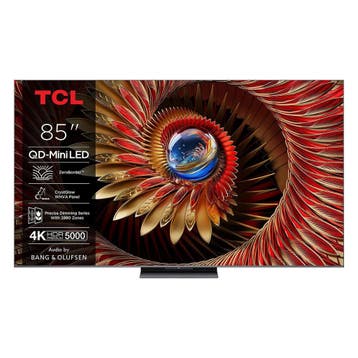 TCL 85Q8C 85 Inch 4K QD Mini LED Google TV, Audio, Tv en Foto, Verzenden, Nieuw
